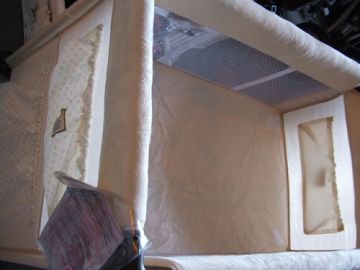 Hauck micimackós kerekes tárolós drapp utazóágy Hauck micimackós kerekes tárolós drapp utazóágy