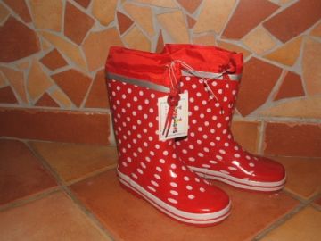 Playshoes Piros Pöttyös Gumicsizma Playshoes Piros Pöttyös Gumicsizma