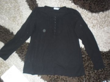 Star collection fekete Hosszú ujjú kismama/ szoptatós felső Star collection fekete Hosszú ujjú kismama/ szoptatós felső