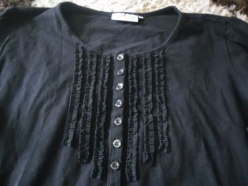 Star collection fekete Hosszú ujjú kismama/ szoptatós felső Star collection fekete Hosszú ujjú kismama/ szoptatós felső