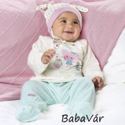 Bornino BISOUS & COUCOUtürkiz plüss baba nadrág Bornino BISOUS & COUCOUtürkiz plüss baba nadrág
