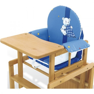 Pinolino Univerzális Etetőszék PVC párna Kék macis