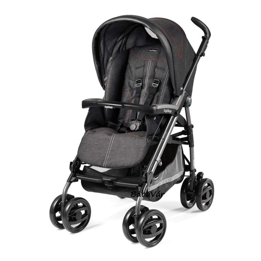 Peg Perego Babakocsi Pliko P3 Compact Classico Denim Black BabaVár