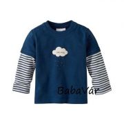 Bornino Hello Baby baba felső: kék Bornino Hello Baby baba felső: kék