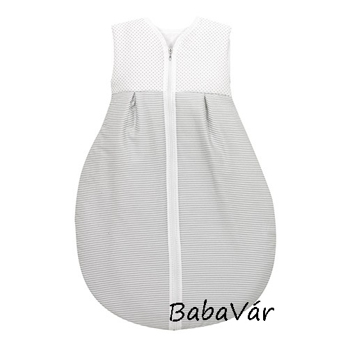 Alvi Kugelschlafsack Thermo bélelt ujjatlan Hálózsák pöttyös/csíkos