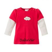 Bornino Hello Baby hosszú ujjú baba felső: piros Bornino Hello Baby hosszú ujjú baba felső: piros