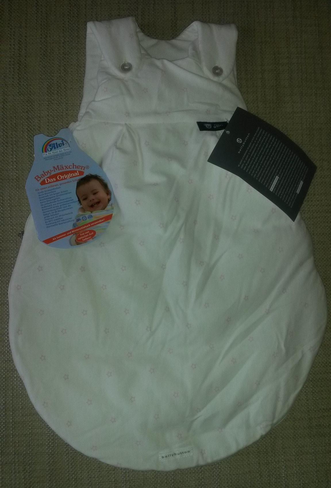 Alvi Sleep System rózsaszín csillagos hálózsák