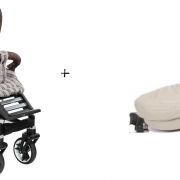 Teutonia Be You többfunkciós Babakocsi Comfort Plus Mózessel Natur kockás Teutonia Be You többfunkciós Babakocsi Comfort Plus Mózessel Natur kockás