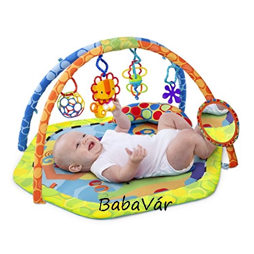 Oball Play a Lot zenélő játszószőnyeg babatornáztatóval
