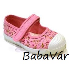 Natural World eco Rosa babacipő vászon balerina