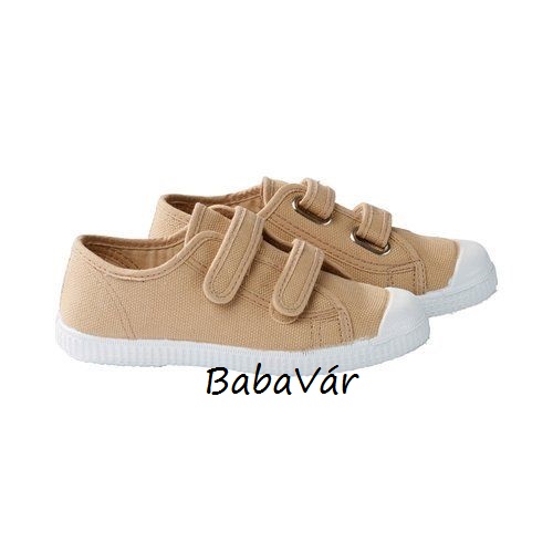 Natural World eco Piedra babacipő homok vászon Sneaker