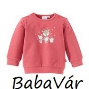 Bornino Snowfriends piros szarvasos hosszú ujjú baba pulóver Bornino Snowfriends piros szarvasos hosszú ujjú baba pulóver