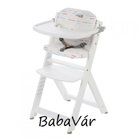 Safety 1st etetőszék Timba with tray and cushion Natural Wood párnával