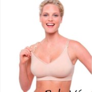 Bravado 1401 Signature Body Silk Seamless szoptatós szivacsos melltartó Latte