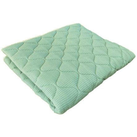 IDEENREICH 135x150 cm jade / Waffel steppelt nagy szőnyeg/játszószőnyeg
