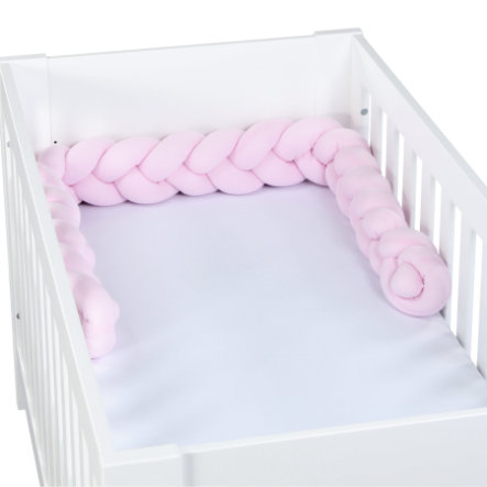 Babybay rácsvédő párna bölcsőbe / kiságyba Rose fonott 200cm