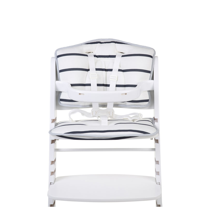 Childhome Lambda etetőszék párnára pamut huzat csíkos