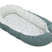 Ullenboom Babynest & Cuddly  Floral Green babafészek