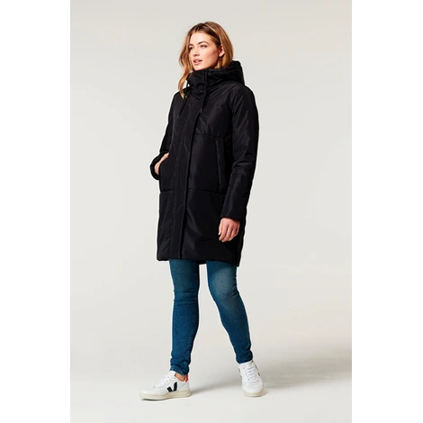 Noppies Maternity Gridley Black  3 az 1-ben kismamakabát